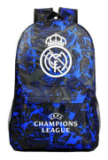 Graffiti Real Madrid Uefa Champions League axelremsväska fläkt ryggsäck student skolväska förvaringsväska