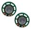 2 st 1/4w 0.25w 8ohm 27mm Rund Extern Magnet Högtalare, Ljudförstärkare, Högtalartillbehör
