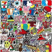 101 st Vintage Stickers Passande för Vattenflaskor, Skateboards, Laptops, Datorer, Vuxna, Barn och Ungdomar