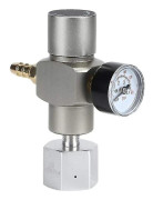 CO2-tryckregulator, 2-i-1 Mini CO2-gasregulator Soda Tryckmätare