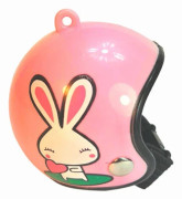 Kreativa nya husdjursprodukter, skyddande kycklinghjälmar, kycklinghattar, fågelhattar, huvudbonader 4.5*4cm Pink Rabbit
