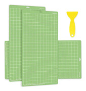 3-pack skärmattor - 12x24 tum gröna standardgrepp skärmattor tillbehör, gröna