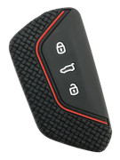 För VW Golf 8 Mk8 GTI GTD R ID3 ID4 2020 Dekoration Silikon Bilnyckel Fodral Fob Hållare Skydd Trim Biltillbehör