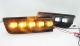 Främre stötfångare LED varselljus dimljus för Toyota 4Runner 2010-2013 Vit/Gul blinkers