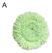 [LCS] Spin Mop Ersättningsduk Solrosdammvippa Ersättningsduk Huvud Green