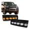 Främre stötfångare LED varselljus dimljus för Toyota 4Runner 2010-2013 Vit/Gul blinkers