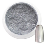 Nagelkonstdekorationer Nagel Mirror Shining Powder DIY Nails Art Glitter Powder Silver