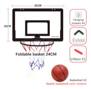 Bärbar Mini Basketbollkorg Leksakssats för inomhusbruk