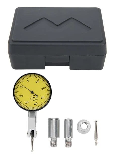 Högprecisions Mätklocka med Indikator i Rostfritt Stål 0-0.8mm