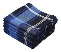 Pure Cotton Mjuka näsdukar för herr i olika färger, paket med 12