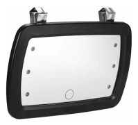 Car Sun Visor Mirror, 6 LED Makeup Mirror, Car Vanity Mirror, Cosmetic Mirror with Touch Screen for Car, Truck, SUV