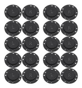 Mordely 10 Pairs Magnetic Closure Button Hidden Sewing Buttons Diy Craft Sewing Tools Black