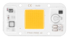 20W/30W/50W 220V LED COB Chip Lamppanel Svetsfri Vit Varm Ljus Fullt Spektrum(Vitt Ljus 50W)