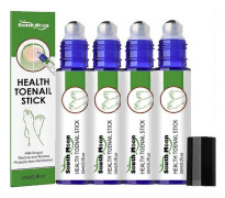 South Moon Nagelroller - Närande massage för starkare, snabbare växande naglar, 7-dagars nageltillväxtformula, 4-pack