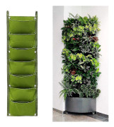 Pockets Wall Hanging Planting Bags With 7 Pockets For Grow Planter Vertical Garden Living Bag Garden Supplies Bags