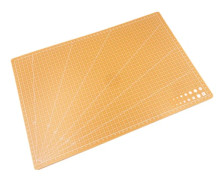 Dubbelsidig skärmatta för scrapbooking, quiltning, tyg, sömnad, gör-det-själv Orange color A3