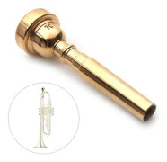 Trumpet Munstycke Musikinstrument Tillbehör Guldpläterad 5C