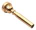 Trumpet Munstycke Musikinstrument Tillbehör Guldpläterad 5C