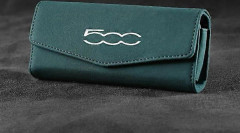 Bil Glasögonfodral Solglasögon Förvaringsbox Clip För Fiat 500 500l 500x 500e Abarth 2022 2023 2021 Läder Motorfordons Interiörbeslag (FMY) Green