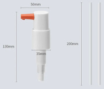 Ostronsåsdispenser med Snap-in Design Hållbar Enkel användning Långvarig Utmärkt köksredskap för hemmet White And Orange Small