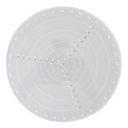 Round Acrylic Center Finder, Semi-Transparent Compass Drawing Tool for Woodworking and Turning