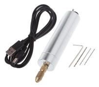 Mini Mikro Elektrisk Borrmaskin Metall Handhållen Bärbar Borr USB Strömförsörjning