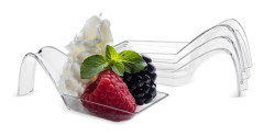 20 st Engångs Klar Provsmakningssked för Desserter Kakor Gelé Glass