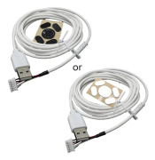 1 set Hållbar USB-muskabel och musklossar för Logitech G102 Gaming Mouse