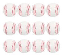 12 st elastiska basebollar flexibla basebollar småbarnsbasebollar fidget baseboll studsboll