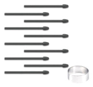 Ersättningsspetsar - 10-pack med borttagare för Boox Pen Plus, Pen2 Pro, Max Lumi2, Note Air2, Note5