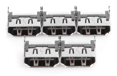 5PCS HDMI-portanslutningsuttag ersättning passar för Sony PlayStation4 spelmaskin spelmaskin HDMI-port för ps4
