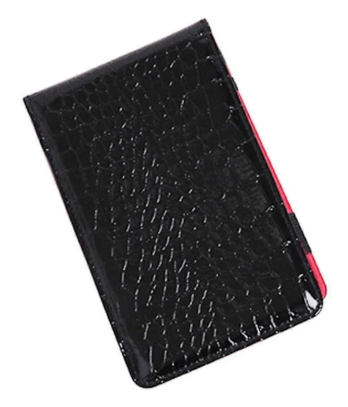 Svart Golf Scorebook Golfbanetillbehör Special Score Banetillbehör
