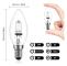 42w E14 C35 Dimbar halogenlampa Ac 220-240v Varmvit 2700k E14 Transparent halogenlampa (10st) (FMY)