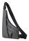 Leisure Läder Film Triangelväska Crossbody Stöldskydd Kroppsnära Bröstväska Sport Ridning Sling