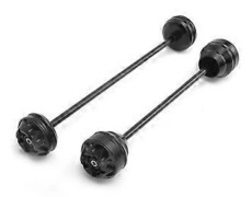 Främre Bakre Hjulgaffelaxel Sliders Kraschskydd Ersättning för Yamaha MT-09/FZ-09/FJ-09