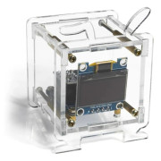 Mini Elektronisk Klocka DIY-Kit OLED 2.4G WIFI Tid Temperatur Luftfuktighet Datum Vecka Väderprognos I