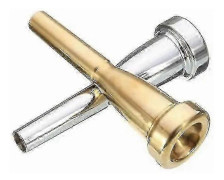 3c Trumpetmunstycke, Professionellt Trumpetmunstycke (färg: silver, guld) (2 st)