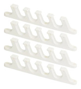 Justerbart plastfäste för loungestol, vit 212x17,5x37,5 mm Hål: 7x5 mm