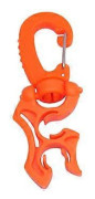Dubbel slanghållare för dykning, dubbel BCD-slangklämma, del för dyk- och snorkelutrustning med snäppkrokspänne, orange 10x10 mm orange 10x10mm