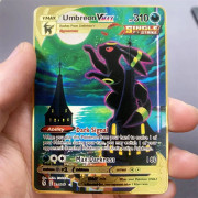 999999 HP Poémon Metallkort Charizard Gyllene Metall Superkort Engelskt Kort Mewtwo Vmax Mega Anime Spelsamling Gåvor