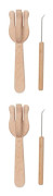 1/2/3/5 Stickverktyg Träform Handväv Multifunktionell