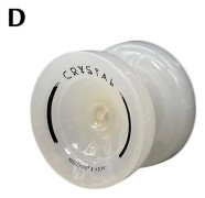 Yoyo - Magic Toy Yoyo K2, Transparent, Färgglad, För Pojkar, Klassisk, Barndom, Boll, För Nybörjare [DB] White
