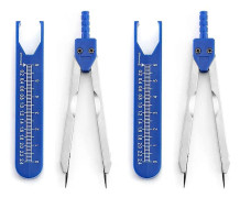 EKG ECG-tång Elektrocardiogram Dela, 2-pack Mätverktyg ECG-tänger för Elektrocardiogram