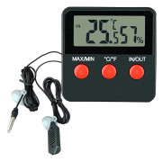 Reptil Digital Termometer LCD Hygrometer Temperatur och