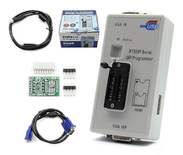 LCD TV Skärm Programmerare Rep Driver Kort Bios Brännare