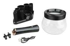 Sminkborstrengörare Torktumlare, Supersnabb Elektrisk Borstrengöringsmaskin Automatisk Borstrengörare Spinner Sminkborstverktyg
