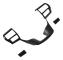 För Toyota Fortuner Hilux 2024 ABS Kolfiber Bil Rattkåpa Trim Ram Dekoration Inter