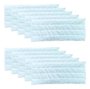 10-pack Mikrofiber Rengöringspads Kompatibla för 2.633-132.0 Panni Mop Per Pulizia KV4, KV4 Premium, WV2 KV2 Premium