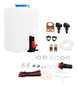 Universal Vindrutetorkarpump Flask Tank Kit 12V Klassisk Bilrengöringsverktyg
