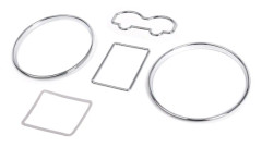 Hastighetsmätare Instrumentbräda Mätarringar Trim för MKIV 1997-2003 Bezel Trim
